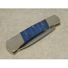 Case XX USA 2014 71225L Small Blue Wood Lockback Knife NIB Case XX USA 2014 71225L Small Blue Wood Lockback Knife NIB