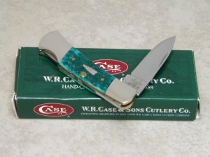 Case XX USA 2006 61225L Jade Bone Lockback Knife NIB