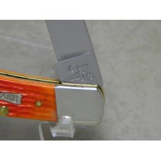 Case XX USA 2008 61225L Tangerine Bone Lockback Knife NIB Case XX USA 2008 61225L Tangerine Bone Lockback Knife NIB