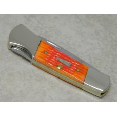 Case XX USA 2008 61225L Tangerine Bone Lockback Knife NIB Case XX USA 2008 61225L Tangerine Bone Lockback Knife NIB