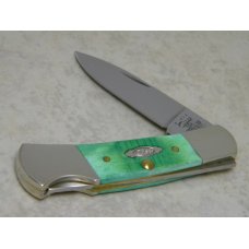 Case XX USA 2011 61225L Clover Green Bone Lockback Knife NIB Case XX USA 2011 61225L Clover Green Bone Lockback Knife NIB