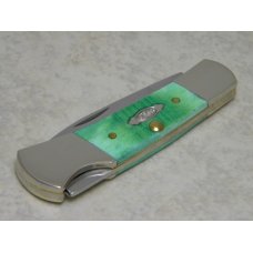 Case XX USA 2011 61225L Clover Green Bone Lockback Knife NIB Case XX USA 2011 61225L Clover Green Bone Lockback Knife NIB