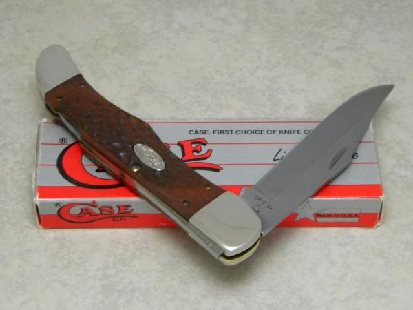Case XX Stainless USA 2 Dot (1988) Laminated Wood 6165 L SAB SSP Folding Hunter Lockback Knife NIB Case XX Stainless USA 2 Dot (1988) Laminated Wood 6165 L SAB SSP Folding Hunter Lockback Knife NIB