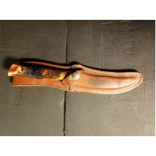 Vintage near mint Camillus Blue Ridge model 1011 with original sheath and sword brand blade etch!