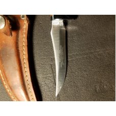 Vintage near mint Camillus Blue Ridge model 1011 with original sheath and sword brand blade etch!
