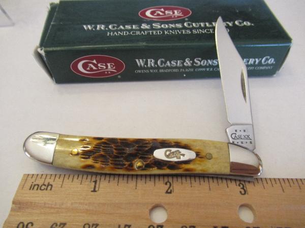 Case XX 2002 Antique Bone Jack Pattern # 61087 SS Case XX 2002 Antique Bone Jack Pattern # 61087 SS