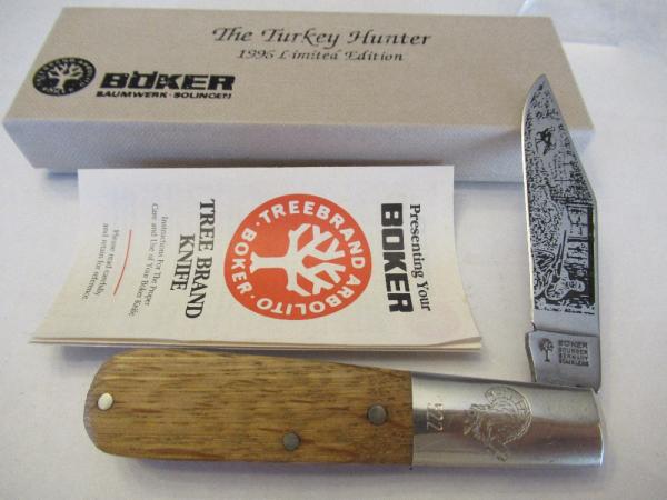 Boker 1996 The Turkey Hunter Barlow Model 125-20 TU Boker 1996 The Turkey Hunter Barlow Model 125-20 TU
