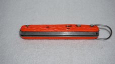 Vintage SCHRADE WALDEN N.Y. U.S.A STAINLESS Paratrooper Pocket Knife in Orange Vintage SCHRADE WALDEN N.Y. U.S.A STAINLESS Paratrooper Pocket Knife in Orange