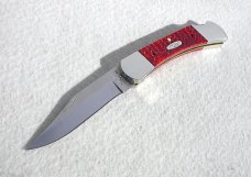 RARE 1989 CASE XX USA R61139L LARGE 5" LOCKBACK RED BONE FOLDING KNIFE - MINT