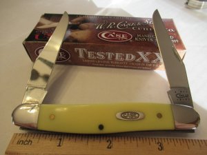Case XX  2001 Yellow Delrin  Muskrat CV