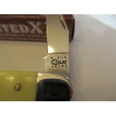 Case XX 2001 Yellow Delrin Muskrat CV Case XX 2001 Yellow Delrin Muskrat CV