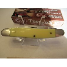 Case XX 2001 Yellow Delrin Muskrat CV Case XX 2001 Yellow Delrin Muskrat CV