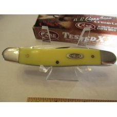 Case XX 2001 Yellow Delrin Muskrat CV Case XX 2001 Yellow Delrin Muskrat CV