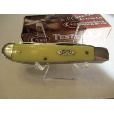 Case XX 2011 Yellow Delrin Mini Trapper Pattern # 3207 CV Case XX 2011 Yellow Delrin Mini Trapper Pattern # 3207 CV