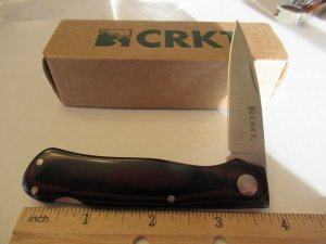 Columbia River Knife & Tool  Micarta Lockback Tribute Centofante 