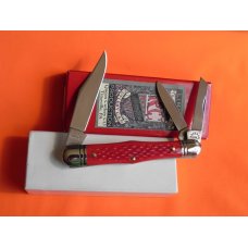Robeson (MasterCraft ) By Queen, One of 200 HumpBack Whittler w/ Red Jigged Bone Handles -NOS w/ Box Robeson (MasterCraft ) By Queen, One of 200 HumpBack Whittler w/ Red Jigged Bone Handles -NOS w/ Box