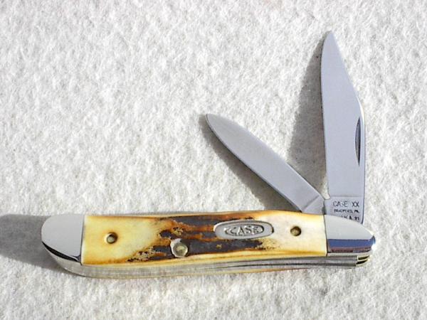 CASE XX USA 1991 #5220 STAG PEANUT BRADFORD, PA. KNIFE