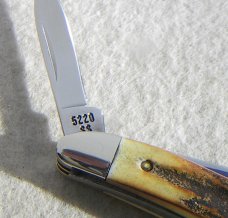 CASE XX USA 1991 #5220 STAG PEANUT BRADFORD, PA. KNIFE