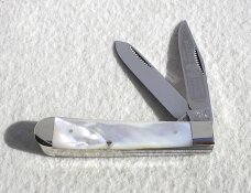 BULLDOG BRAND MINI TRAPPER AAA MOTHER of PEARL SOLINGEN GERMANY KNIFE - NEW IN BOX