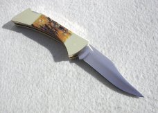 CASE XX USA 1991 GENUINE STAG 5158L LOCKBACK KNIFE, BRADFORD, PA.