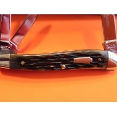 Schatt & Morgan 3 & 1/4" Whittler Pocket Knife w/ Greenish Handles & Blade Etch -1 of 100 -NOS Schatt & Morgan 3 & 1/4" Whittler Pocket Knife w/ Greenish Handles & Blade Etch -1 of 100 -NOS