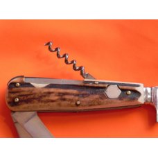 Early 60s PUMA Original Waidmesser Fur Schalenwild -Puma Werk, MDL# 3591 Game Keeper w/ Orig Sheath