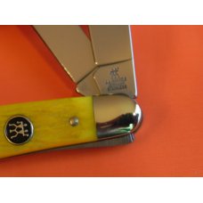 Zwilling J A Henckels 3 Blade Stockman (HK-3-YP) knife w/ Yellow Pick Bone Handles +Original Box Zwilling J A Henckels 3 Blade Stockman (HK-3-YP) knife w/ Yellow Pick Bone Handles +Original Box