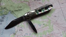Rough Rider RR346 2 Blade Barlow Abalone Handles