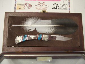 Buck 110 Two Nations Knife  David Yellowhorse &  Painted Pony  1 of 25 
