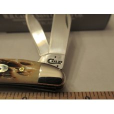Case XX 20017 Amber Bone Peanut Pattern # 6220 SS Case XX 20017 Amber Bone Peanut Pattern # 6220 SS