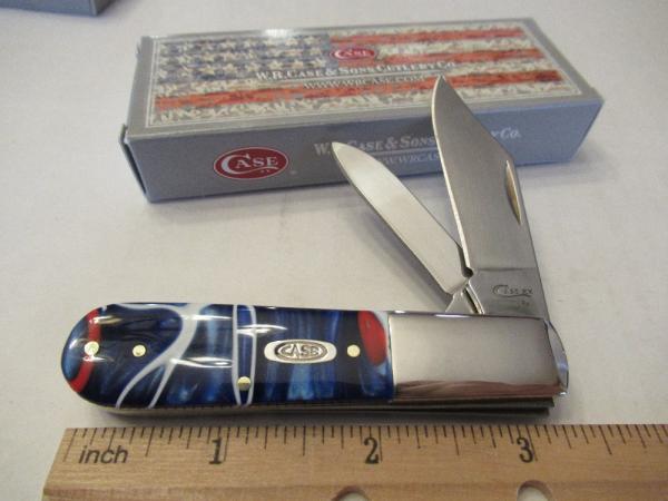 Case XX 2019 Patriotic Kirinite Smooth Barlow Pattern # 102009 1/2 SS