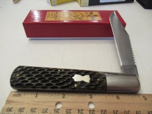 Queen City Bone Handle Fisherman's Barlow # 71 