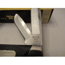 Buck Black Synthetic Handle Stockman Pattern # 0301 BKS-B Buck Black Synthetic Handle Stockman Pattern # 0301 BKS-B