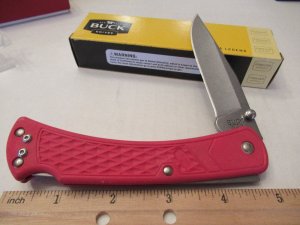 Buck Red Slim Hunter Pattern # 110DS2-B