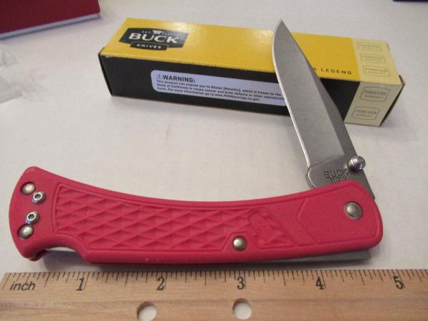 Buck Red Slim Hunter Pattern # 110DS2-B