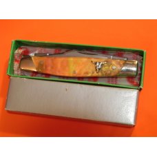 Hen & Rooster Cattle Rustler Stockman Knife w/ Multi Color Handles w Texas Long Horn Shield -NOS Hen & Rooster Cattle Rustler Stockman Knife w/ Multi Color Handles w Texas Long Horn Shield -NOS