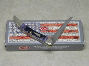 Case XX USA 2014 Purple Haze Bone 610096 SS Tiny Toothpick Knife in Box