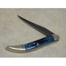 Case XX USA 2015 610096 Mediterranean Blue Bone Damascus SS Tiny Toothpick Knife in Box