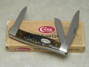Case XX USA 1987 Brown Bone 63032 CS Stockman Knife in Box