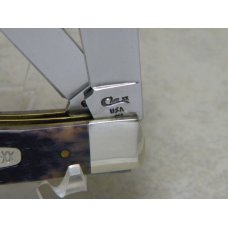 Case XX USA 1997 Purple Bone 6254 SS Trapper Knife in Box Case XX USA 1997 Purple Bone 6254 SS Trapper Knife in Box