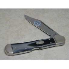 Case XX USA 2015 Black and SIlver Micarta 101549L Harley Davidson SS Copperlock Knife in Box