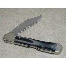 Case XX USA 2015 Black and SIlver Micarta 101549L Harley Davidson SS Copperlock Knife in Box