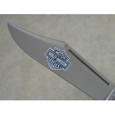 Case XX USA 2015 Black and SIlver Micarta 101549L Harley Davidson SS Copperlock Knife in Box