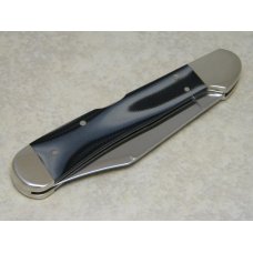 Case XX USA 2015 Black and SIlver Micarta 101549L Harley Davidson SS Copperlock Knife in Box