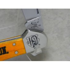 Case XX USA 2016 Persimmon Orange Bone 61549L Harley Davidson SS Copperlock Knife in Box Case XX USA 2016 Persimmon Orange Bone 61549L Harley Davidson SS Copperlock Knife in Box