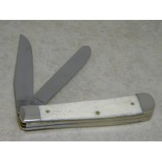 Case XX USA 2015 Natural Bone 6254 SS Harley Davidson Trapper Knife in Box