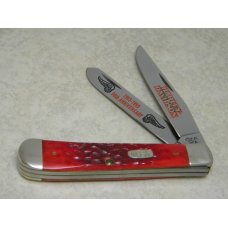 Case XX USA 1998 Red Bone 6254 90th Anniv. Harley Davidson Trapper Knife in Display Box Case XX USA 1998 Red Bone 6254 90th Anniv. Harley Davidson Trapper Knife in Display Box