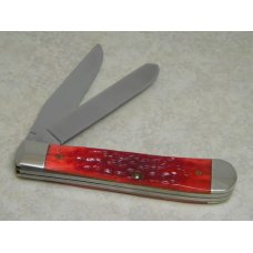 Case XX USA 1998 Red Bone 6254 90th Anniv. Harley Davidson Trapper Knife in Display Box Case XX USA 1998 Red Bone 6254 90th Anniv. Harley Davidson Trapper Knife in Display Box