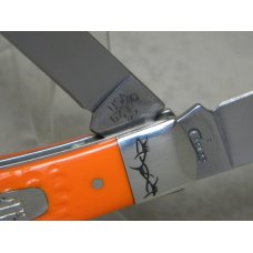 Case XX USA 2017 Orange 6254 SS Harley Davidson Trapper Knife w/Pocket Clip in Box Case XX USA 2017 Orange 6254 SS Harley Davidson Trapper Knife w/Pocket Clip in Box