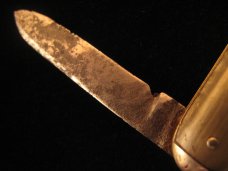 UNKNOWN DUAL BUTTON CELLULOID AUTO KNIFE OLD VINTAGE KNIVES UNKNOWN DUAL BUTTON CELLULOID AUTO KNIFE OLD VINTAGE KNIVES
